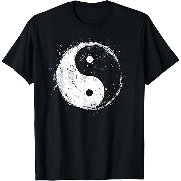 Amazon.com: Yin Yang Symbol Retro 90s design fun yin and yang T